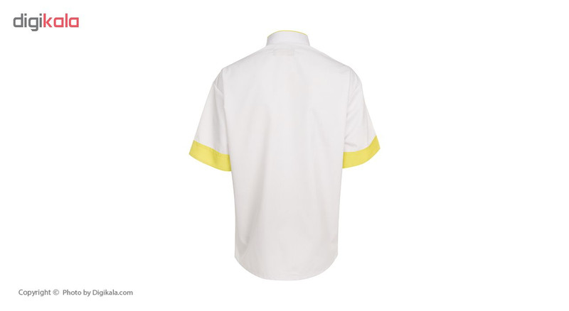 روپوش آشپزی سبلان مدل ُSHEF زرد سفید روپوش آشپزی سبلان مدل ُSHEF زرد سفید