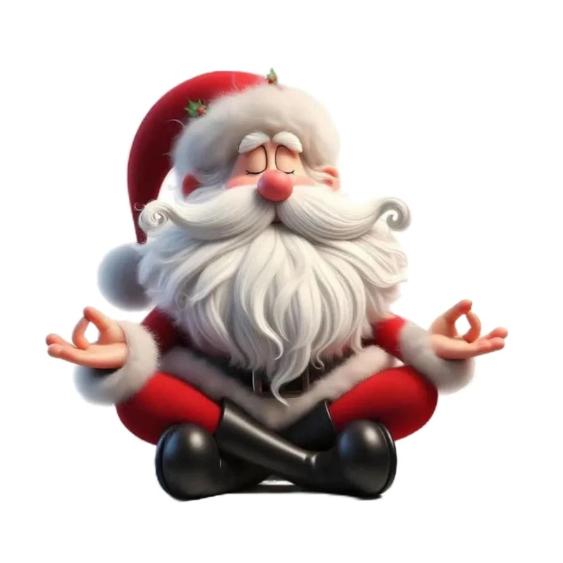 استیکر پارچه و لباس پاد آفرین مدل بابانوئل کریسمس کد‌ 3663