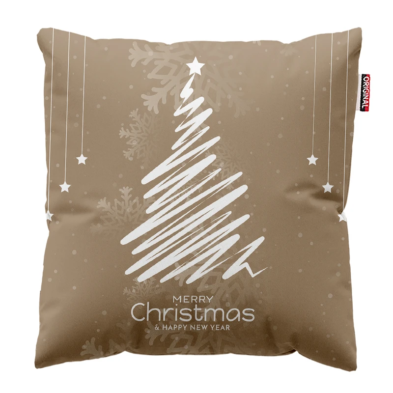 کوسن پاد آفرین مدل کریسمس مبارک کد PK302745 سایز 30*30 سانتی متر