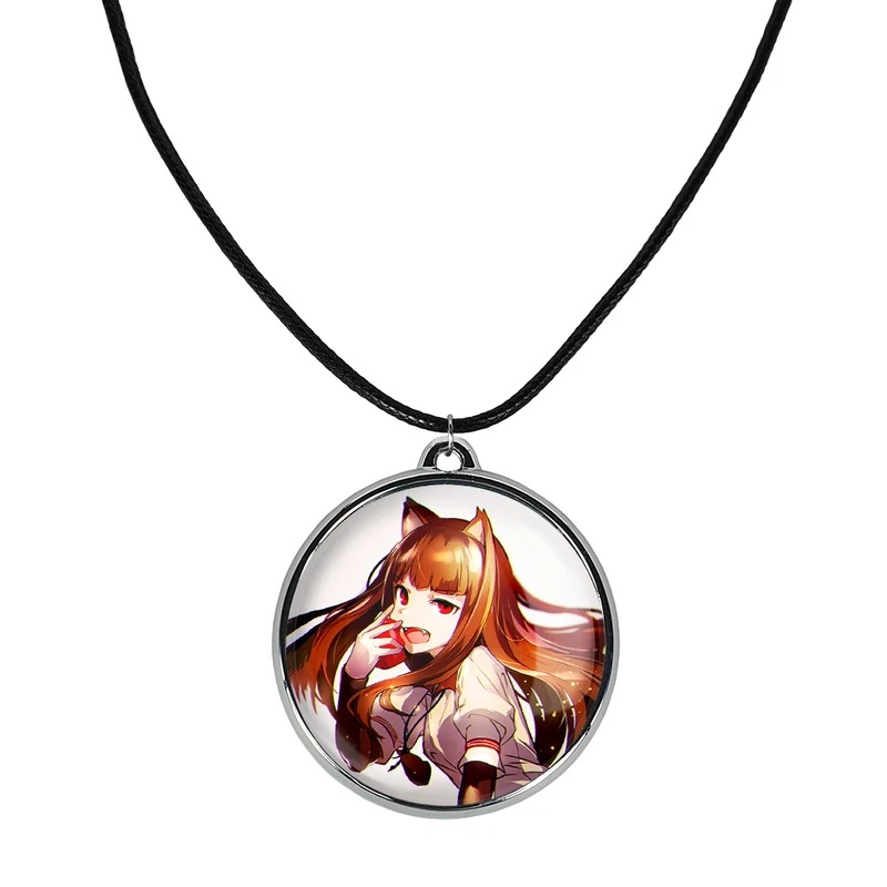 گردنبند خندالو مدل هولو انیمه ادویه و گرگ کد 3616836169