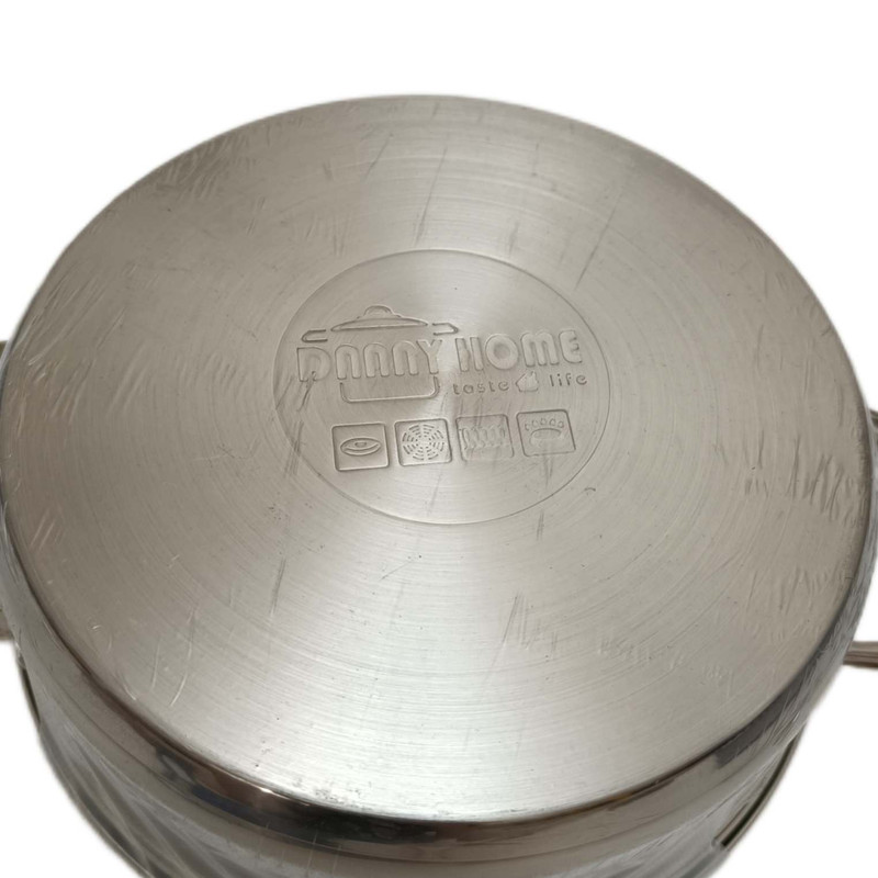 سرویس تابه 2 پارچه دنی هوم مدل استیل کد DH17-22C-DH17-20