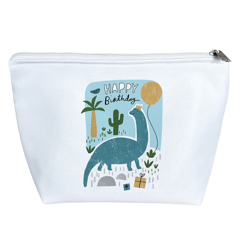 کیف لوازم آرایش دخترانه خندالو مدل Happy Birthday کد H1106