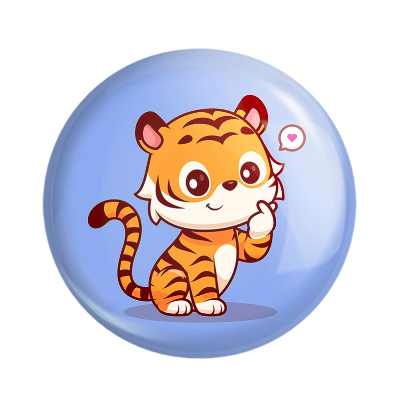 مگنت خندالو مدل حیوانات بامزه ببر کد 29722