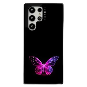 AKAM AMC-WSGS22U-BUTTERFLY-23 Cover For Samsung Galaxy S22 Ultra