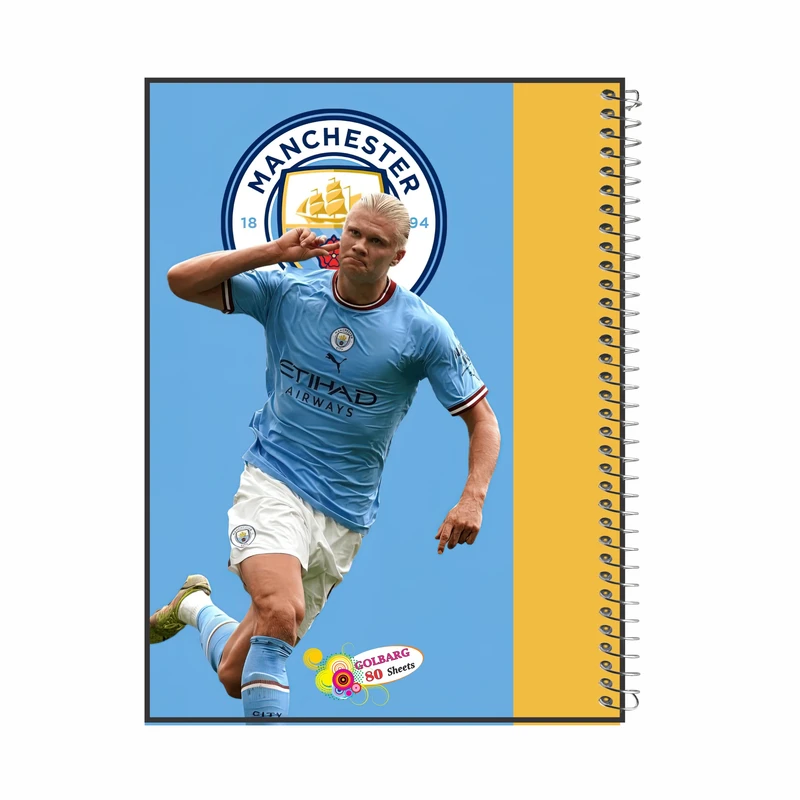 دفتر مشق 80 برگ گلبرگ مدل فوتبالیست کد 1916