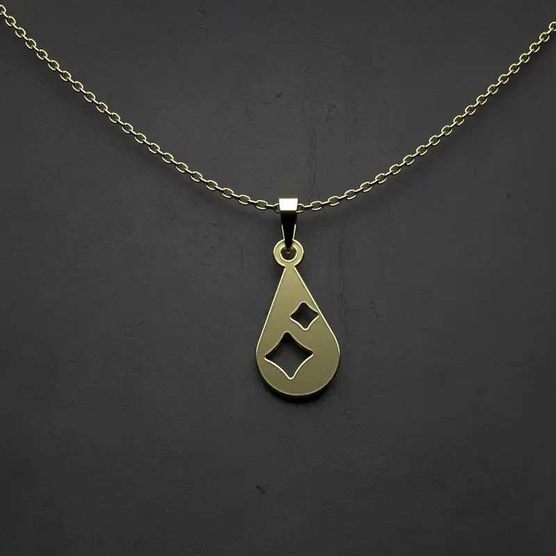 گردنبند طلا 18 عیار زنانه مدوپد مدل عقاب کد CA10318