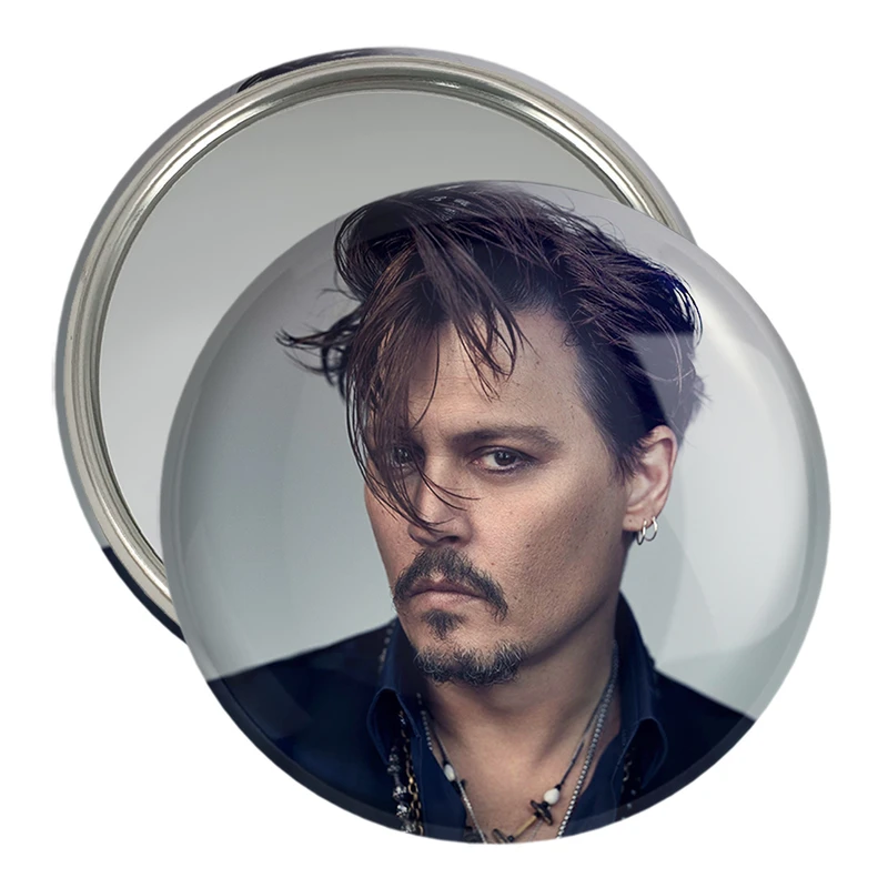 آینه جیبی خندالو مدل جانی دپ Johnny Depp  کد 3292