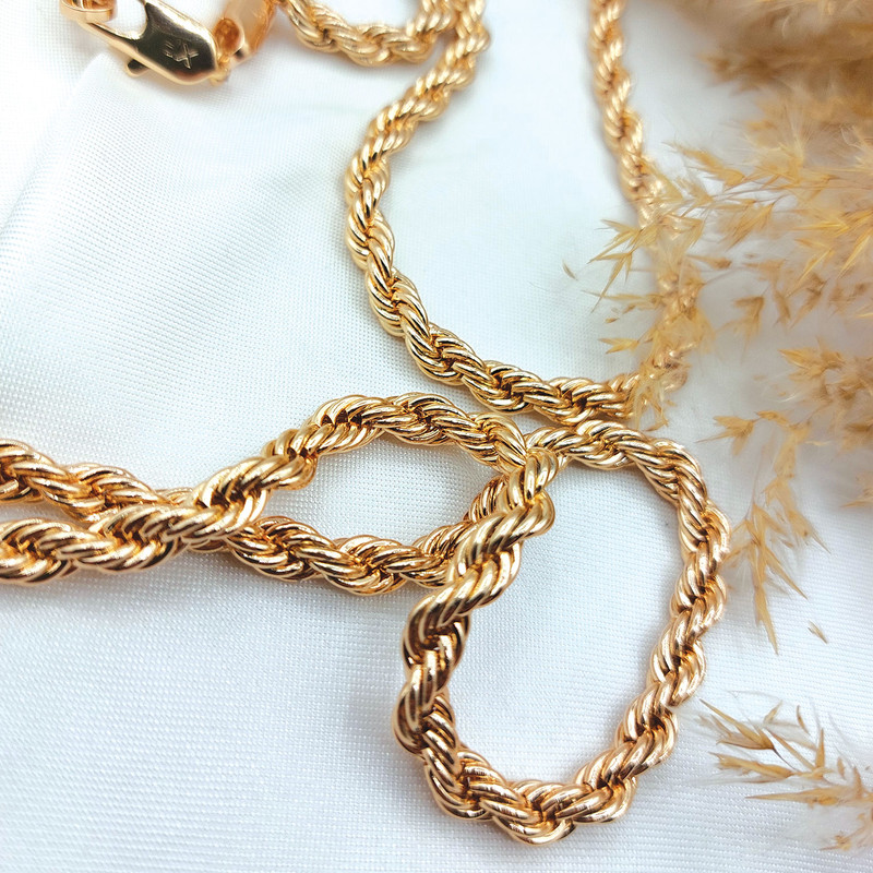 زنجیر زنانه ژوپینگ مدل طنابی xp2482