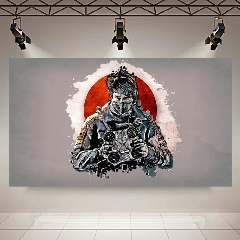 تابلو بوم طرح Game مدل Rainbow six siege( Echo ) کد AR3770
