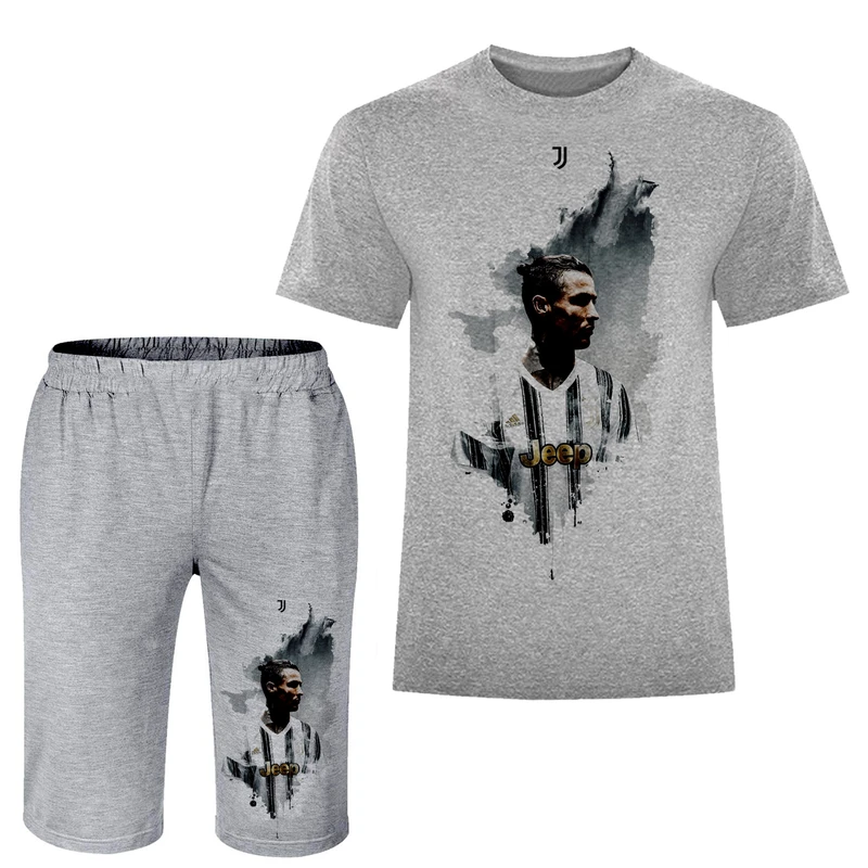 ست تی شرت و شلوارک مردانه مدل رونالدو A234