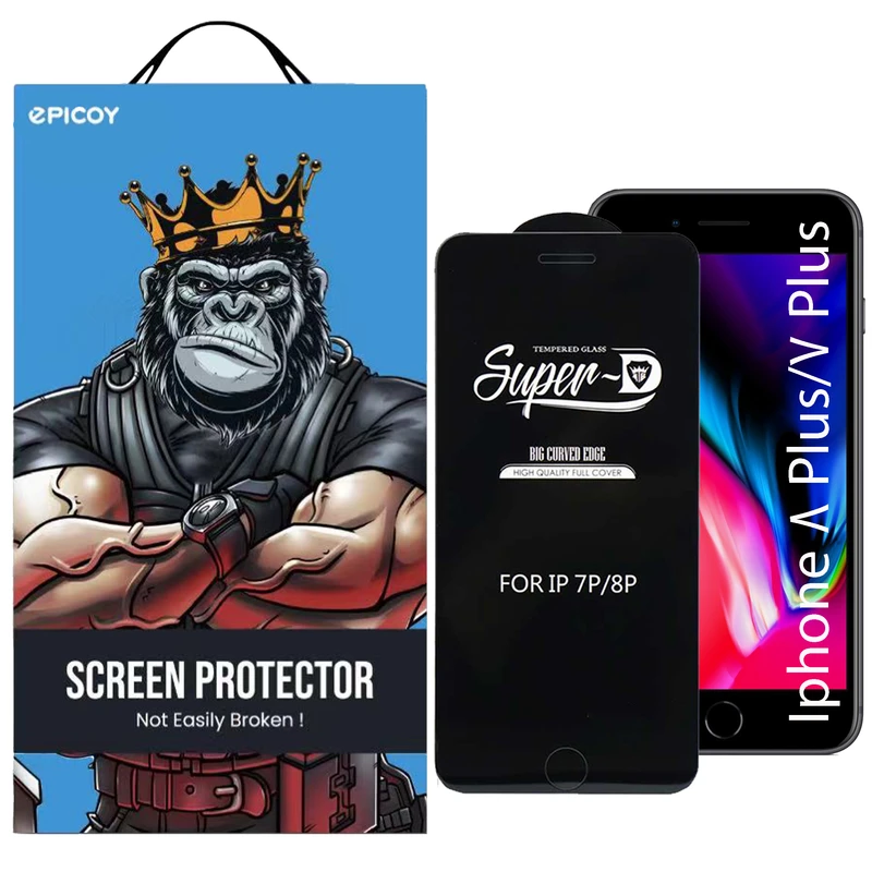  محافظ صفحه نمایش اپیکوی مدل Super 5D مناسب برای گوشی موبایل اپل iPhone 8 Plus / 7 Plus