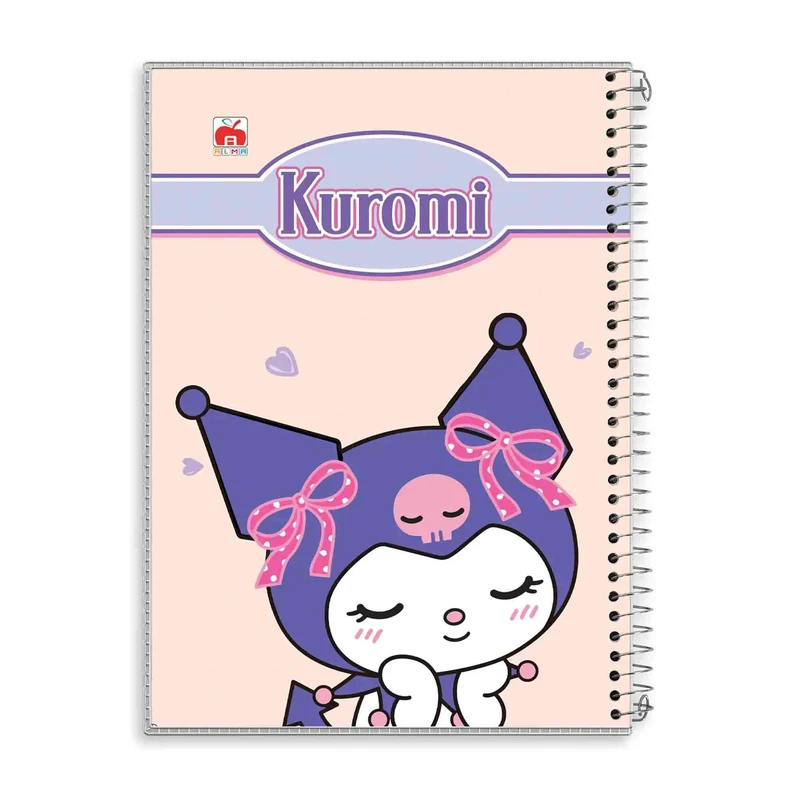 دفتر مشق 80 برگ آلما طرح SLEEPY KUROMI مدل طلقی کد 7827