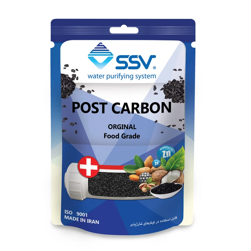 شارژ فیلتر دستگاه تصفیه آب اس اس وی مدل Post Carbon وزن 140 گرم