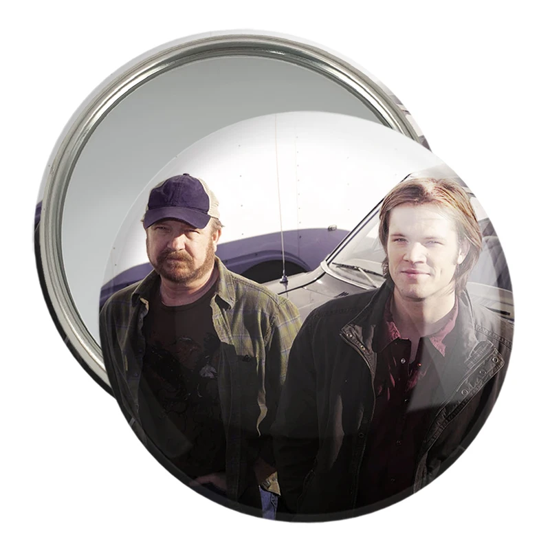 آینه جیبی خندالو مدل سم وینچستر و بابی سینگر سریال سوپرنچرال Supernatural کد 24536