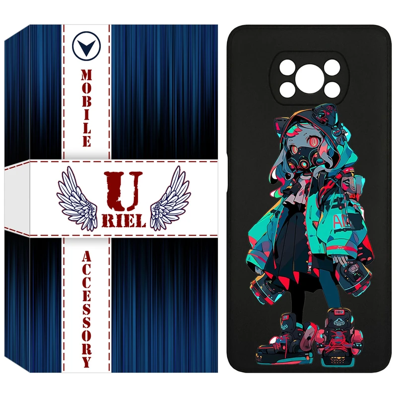 کاور یوریل مدل KSH کد 58 طرح دخترگربه ای مناسب برای گوشی موبایل شیائومی Poco X3 / Poco X3 Pro