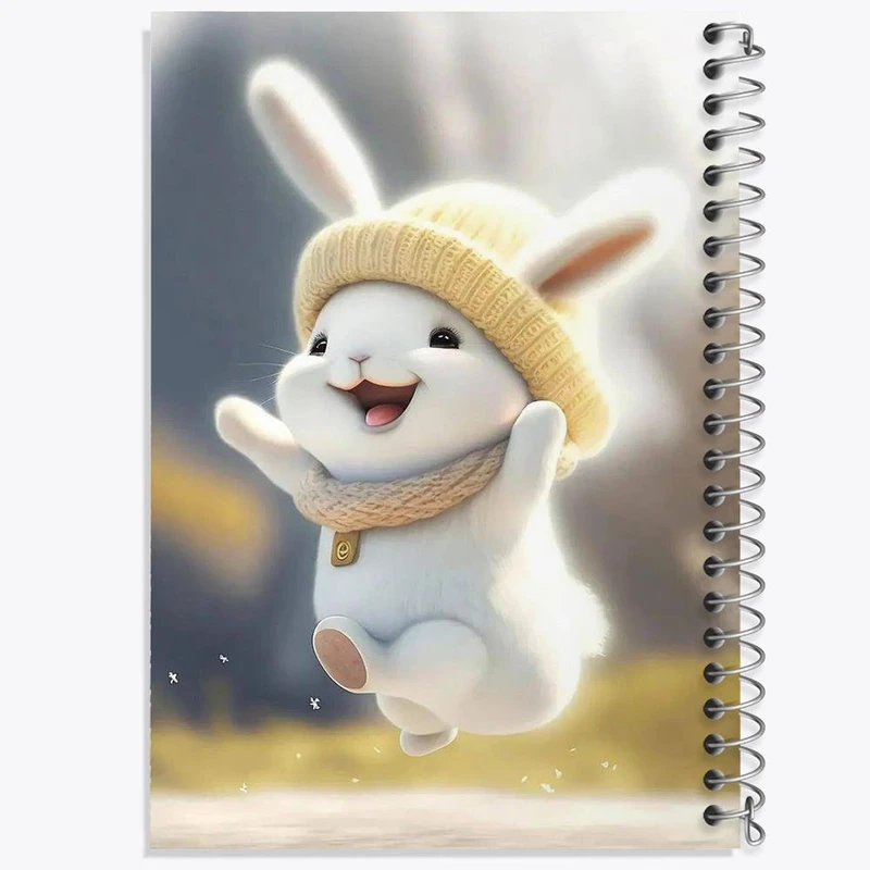 دفتر مشق 100 برگ خندالو طرح خرگوش کد 26218