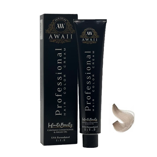 رنگ مو آوایی شماره 12.71 حجم 120 میلی لیتر رنگ مرواریدی پلاتینه