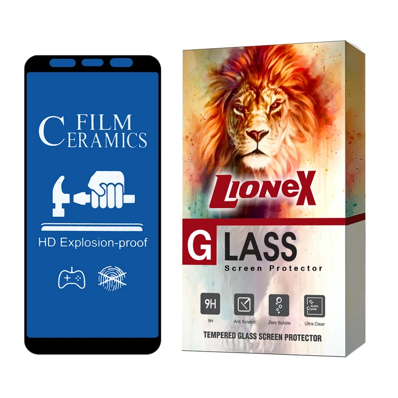 محافظ صفحه نمایش سرامیکی مات لایونکس مدل CERMAL مناسب برای گوشی موبایل سامسونگ Galaxy A8 Plus / Galaxy A6 Plus / Galaxy J8 / Galaxy J4 Plus / Galaxy J4 Core / Galaxy J8