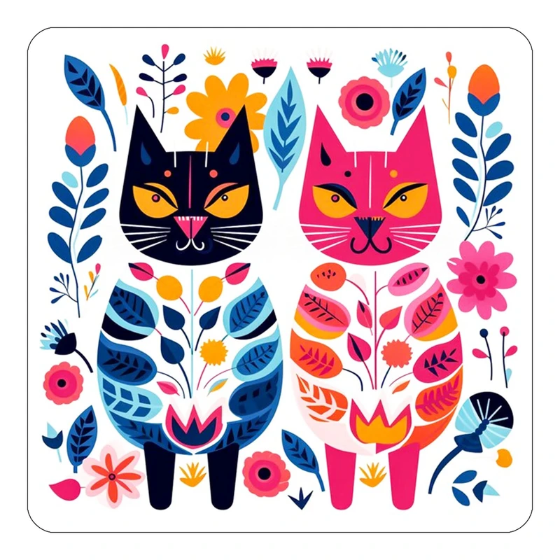 مگنت کاکتی طرح حیوانات رنگی مدل mp25864