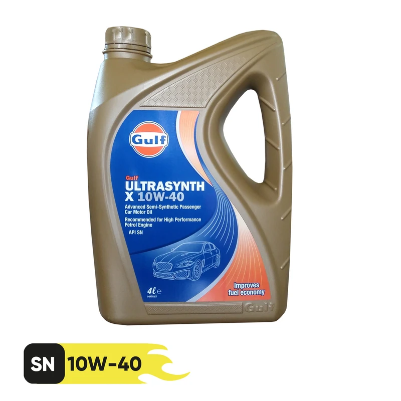 روغن موتور گالف مدل اولتراسینت ایکس (ULTRASYNTH X) 10W40 SN حجم 4لیتر