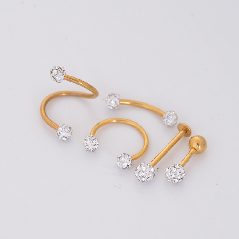 پیرسینگ زنانه کد PS726 مجموعه 5 عددی