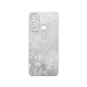 MAHOOT Silver-Wildflower Cover Sticker for Infinix Hot 11