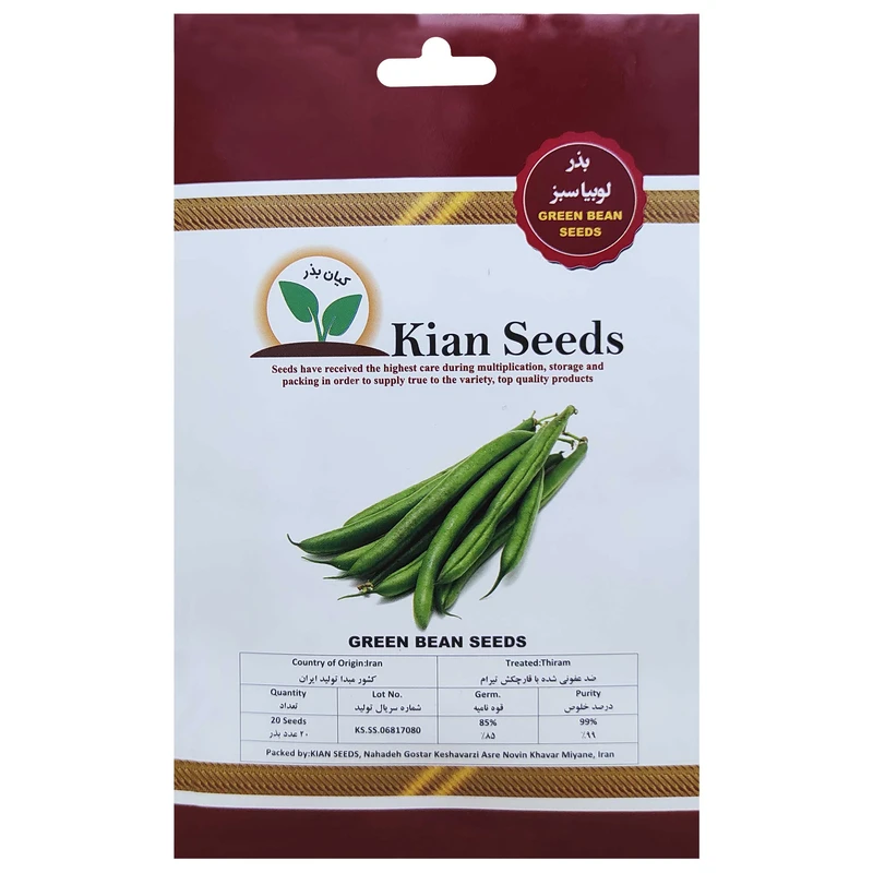 بذر لوبیا سبز کیان بذر کد KBZ-23
