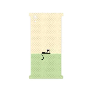 MAHOOT Minimal Internet Cat Icon Cover Sticker for Sony Xperia XA1 Plus