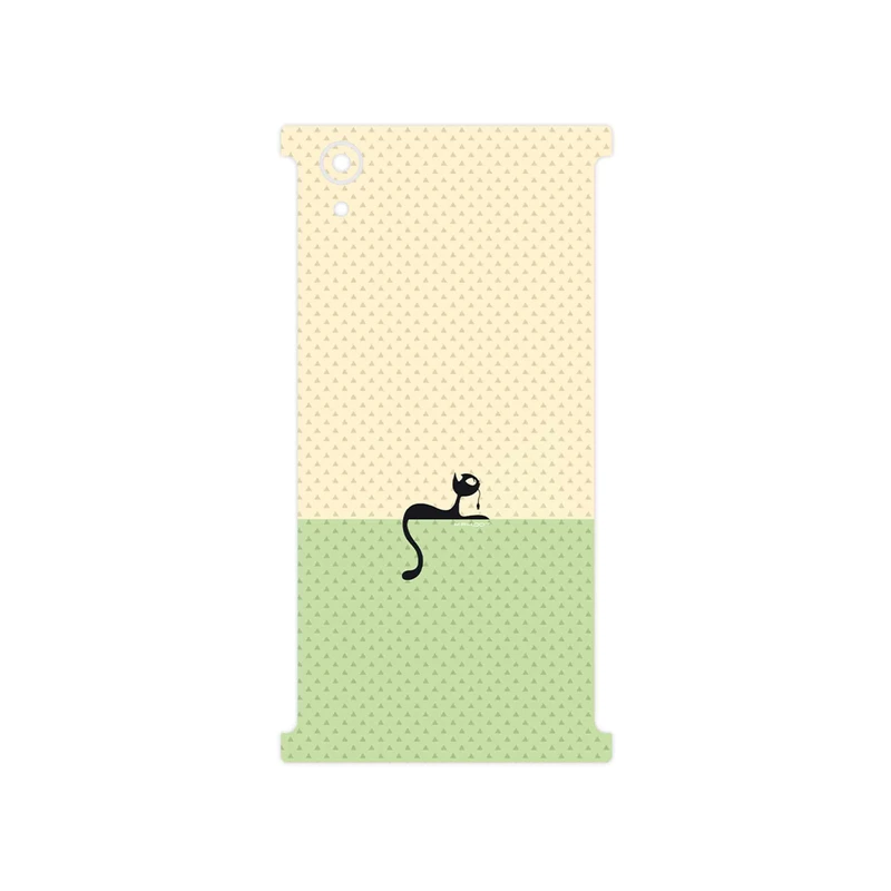 برچسب پوششی ماهوت مدل Minimal Internet Cat Icon مناسب برای گوشی موبایل سونی Xperia XA1 Plus