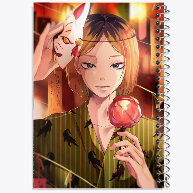 دفتر نقاشی 50 برگ خندالو مدل کوزومه کنما انیمه هایکیو Haikyu کد 17756