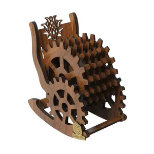 زیر لیوانی صدراباکس  مدل چرخ دنده کد zl007crkh1 مجموعه 6 عددی