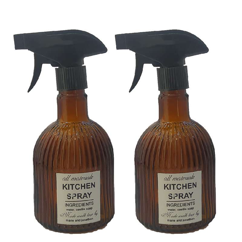 ظرف اسپری روغن مدل الماسی مجموعه دو عددی ظرف اسپری روغن مدل الماسی مجموعه دو عددی