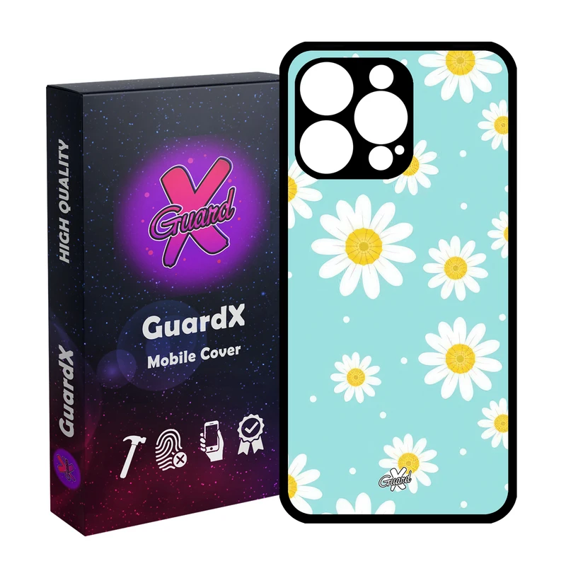کاور گارد ایکس طرح گل مدل Glass10646 مناسب برای گوشی موبایل اپل iPhone 15 Pro Max