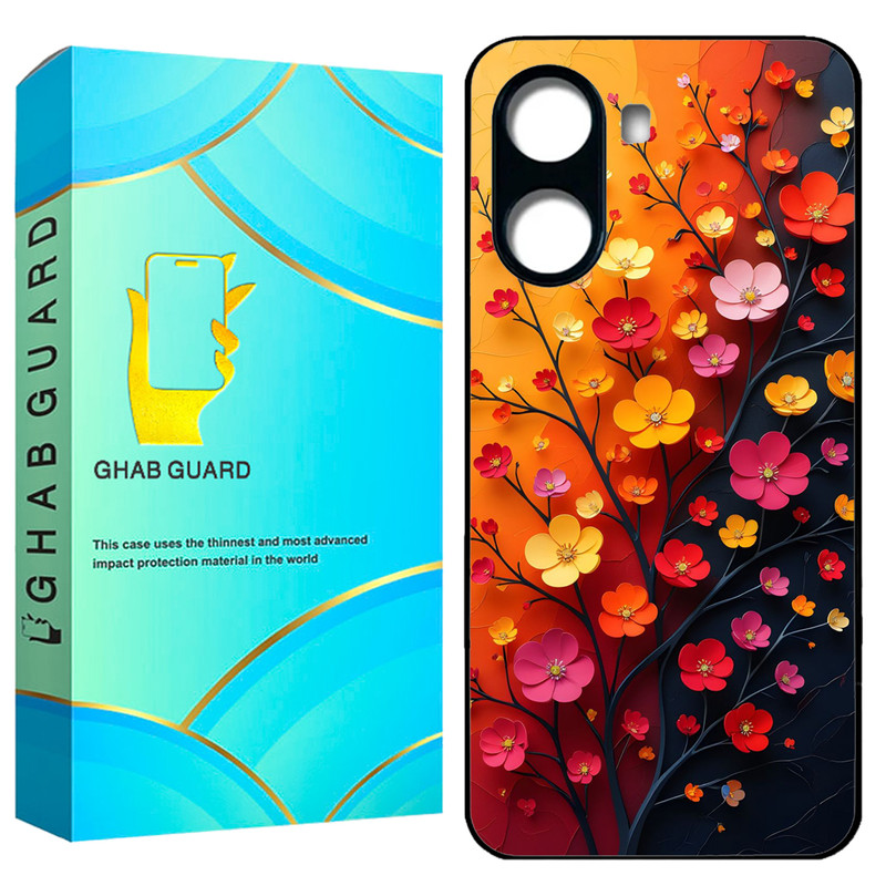 کاور قاب گارد طرح گل مدل GX7P مناسب برای گوشی موبایل شیائومی Poco X7 Pro
