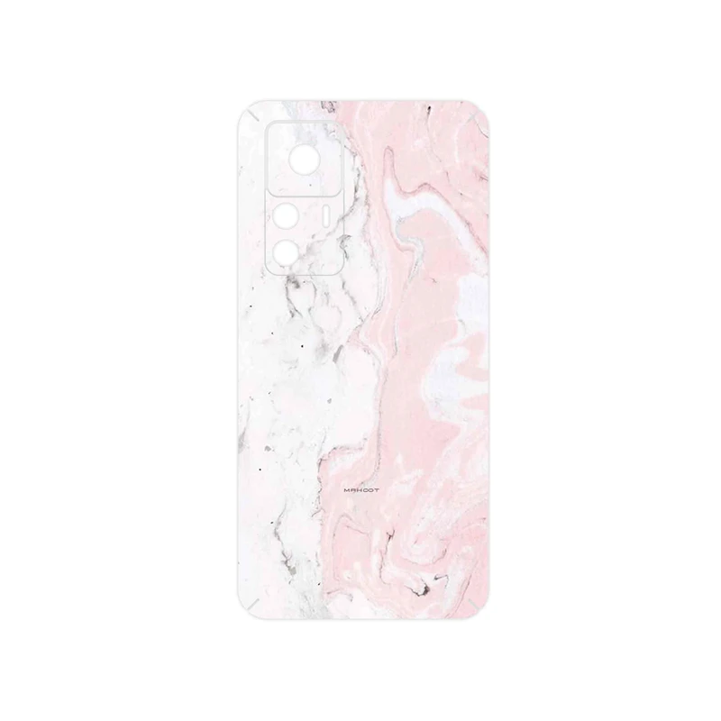 برچسب پوششی ماهوت مدل Blanco_Pink_Marble مناسب برای گوشی موبایل شیائومی 12T