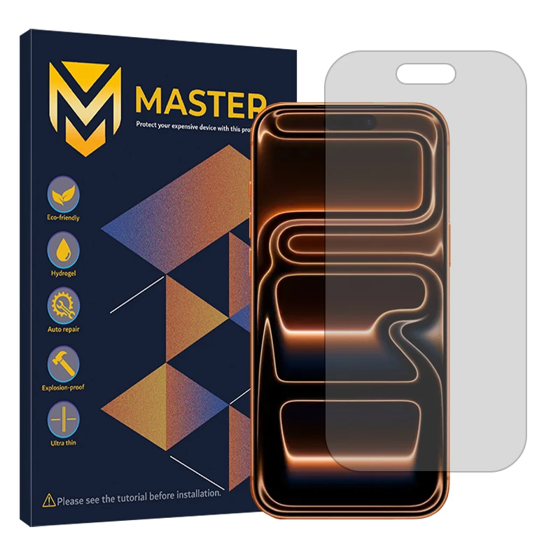 محافظ صفحه نمایش مستر مدل مات مناسب برای گوشی موبایل اپل iPhone 17 Pro