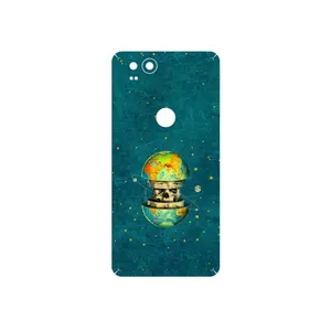 MAHOOT Collage of Earth Face Cover Sticker for Google Pixel 2