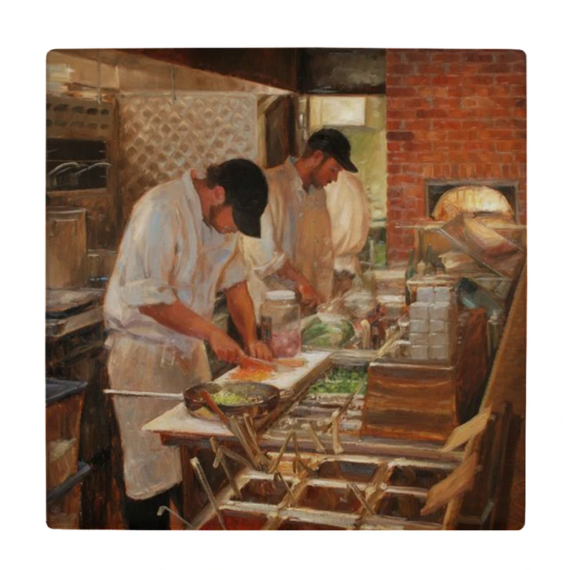  زیر لیوانی طرح نقاشی آشپزها کد    3415483_1059