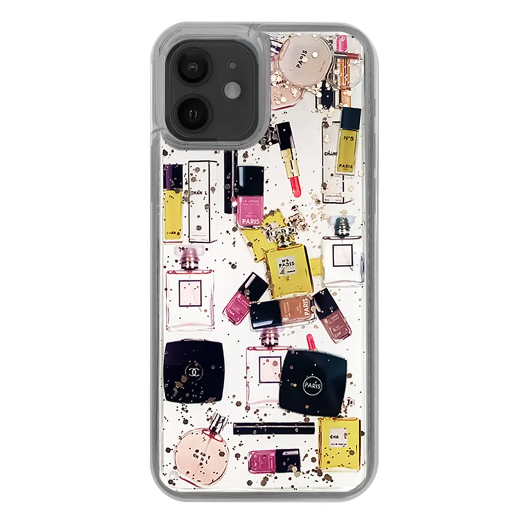 کاور دکین مدل آکواریومی طرح لوازم آرایش مناسب برای گوشی موبایل اپل iPhone 11