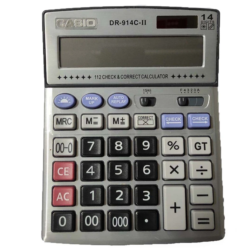 ماشین حساب کاسیو مدل DR-914C-II ماشین حساب کاسیو مدل DR-914C-II