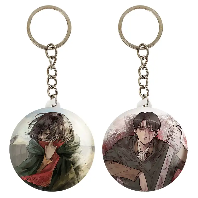 جاکلیدی خندالو مدل میکاسا اکرمن انیمه اتک آن تایتان کد 1859418604 مجموعه 2 عددی