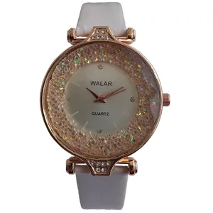 ساعت مچی عقربه ای زنانه والار مدل بند چرمی دورشنی A57