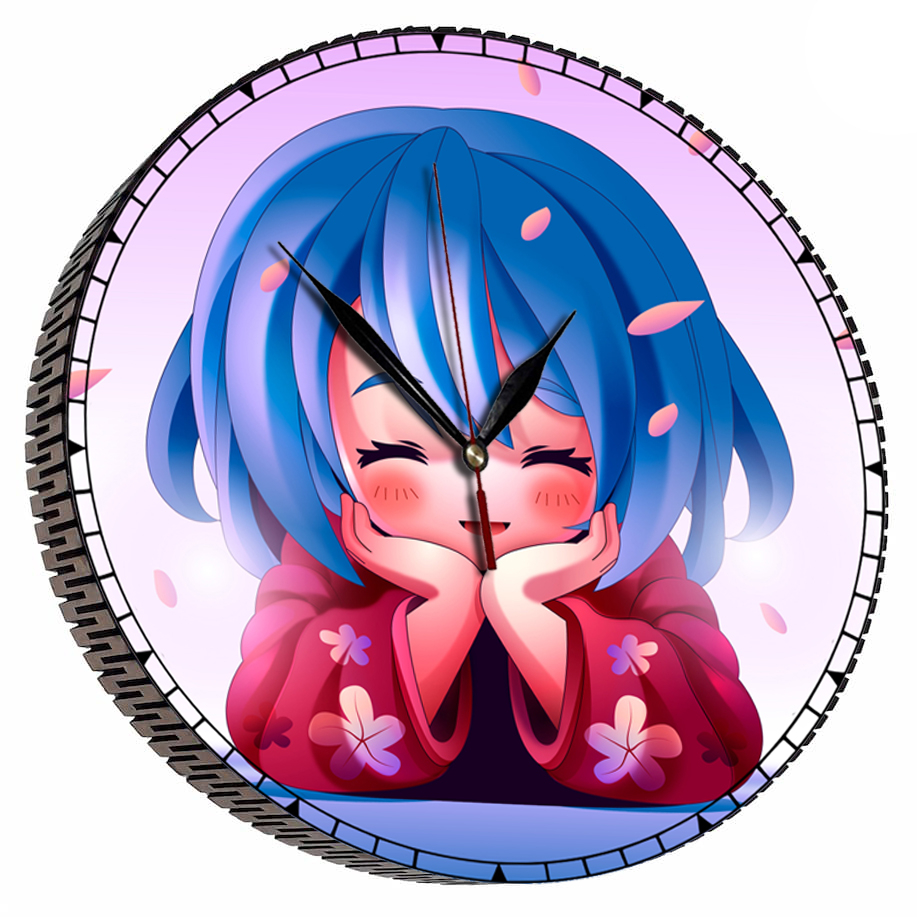 ساعت دیواری کودک مدل دختر بچه