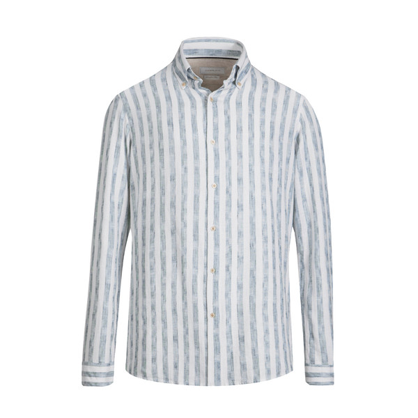 پیراهن آستین بلند یقه برگردان مردانه کروم مدل 2510102