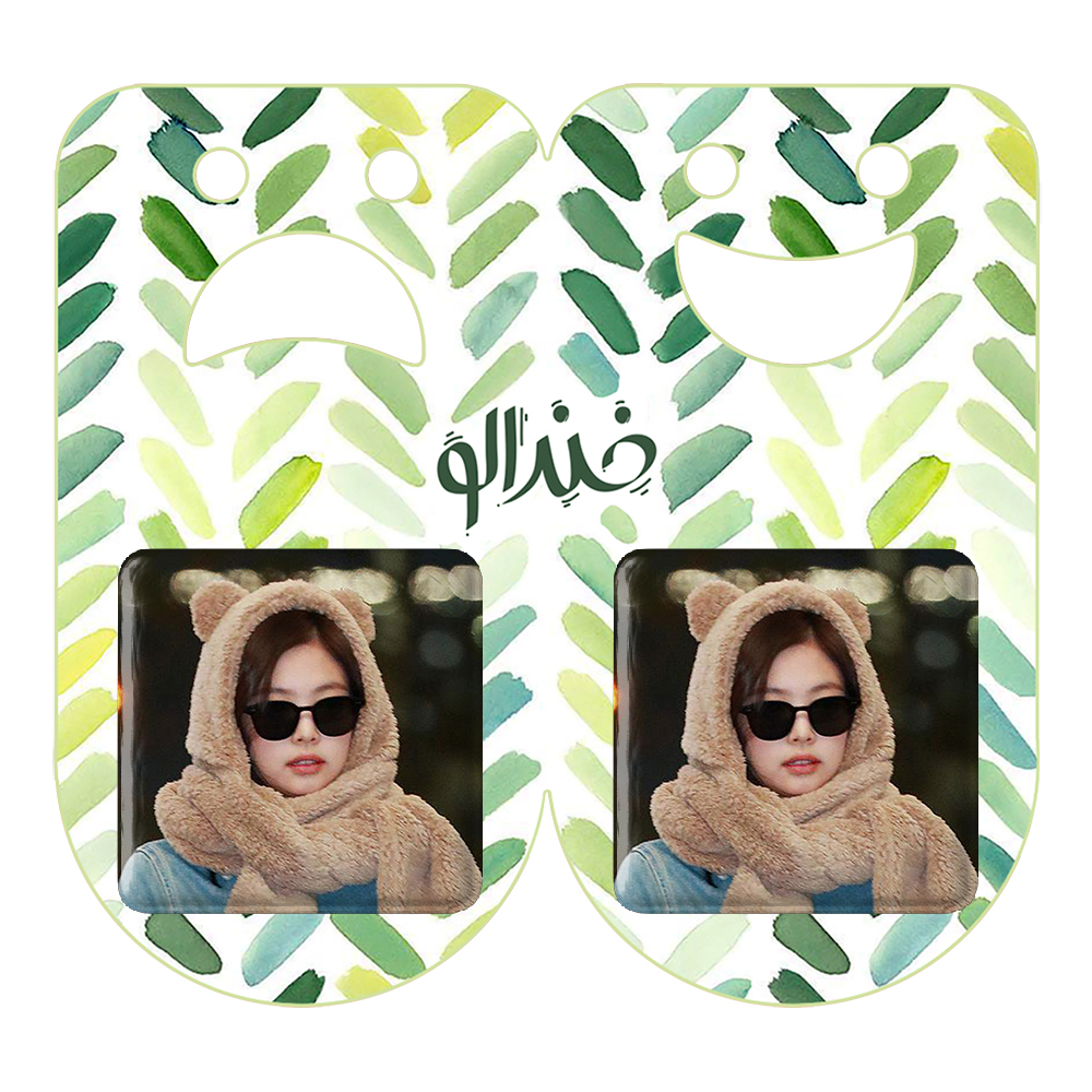 پیکسل خندالو مدل جنی بلک پینک کد 14111 به همراه مگنت