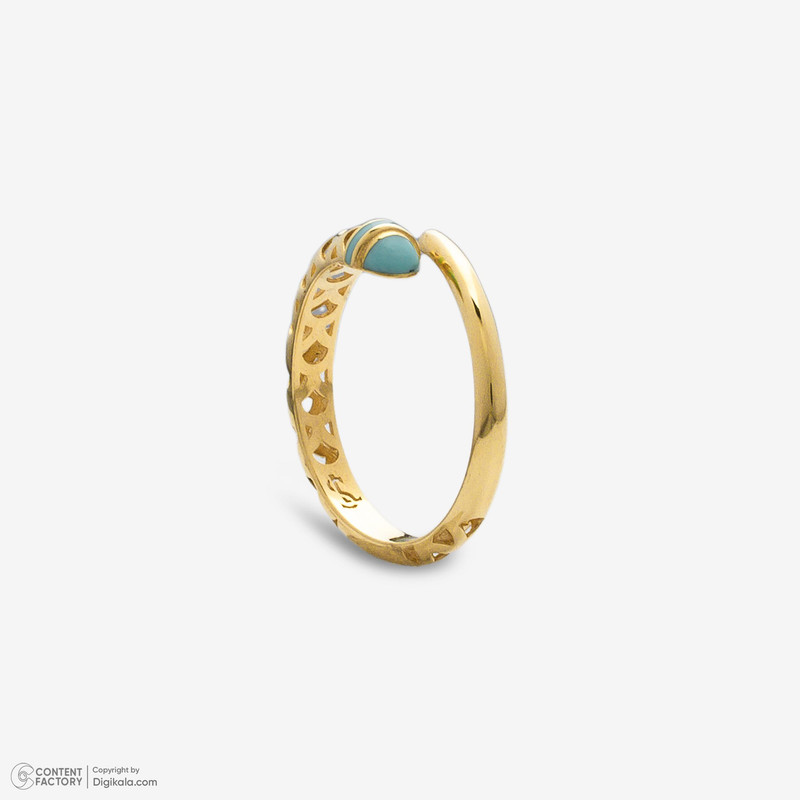 انگشتر طلا 18 عیار زنانه جواهری راز مدل R249-3  - 6