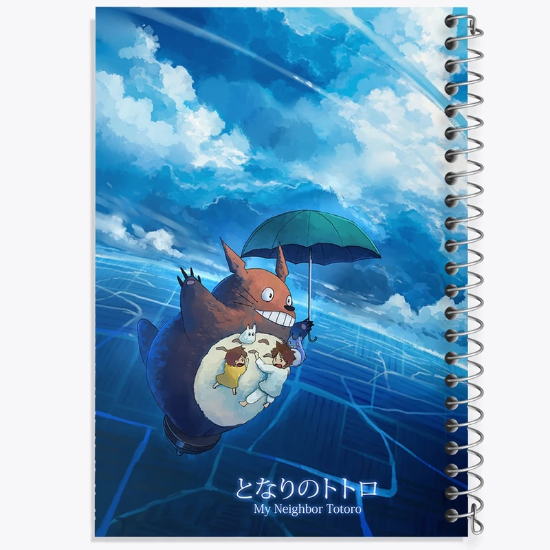 دفتر ژورنال نویسی 50 برگ خندالو مدل نقطه ای طرح انیمه توتورو (Totoro) کد F1611