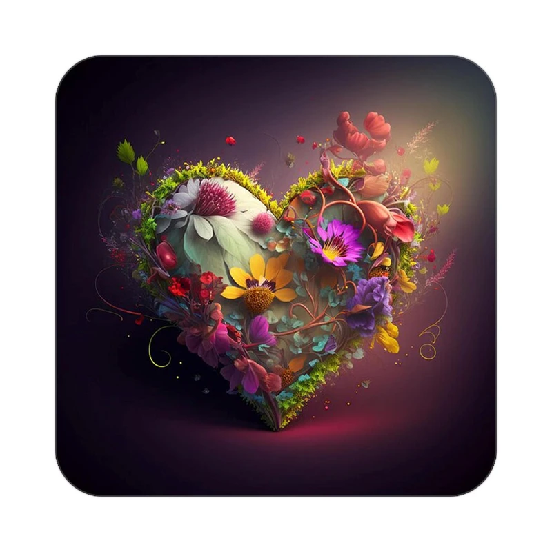 زیر لیوانی کاکتی مدل عاشقانه کد mp11260