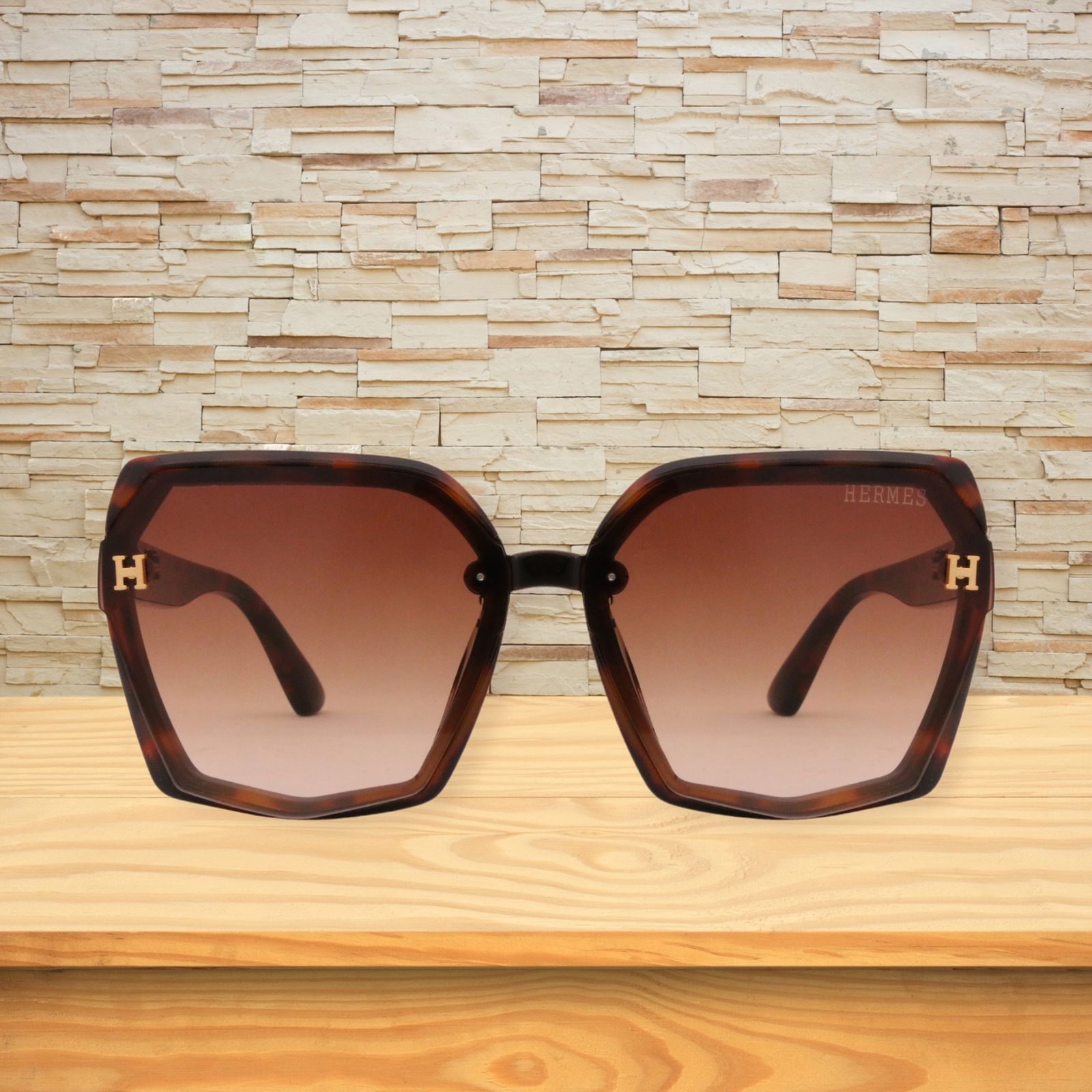 عینک آفتابی هرمس مدل 9056P Leather Edition -  - 11