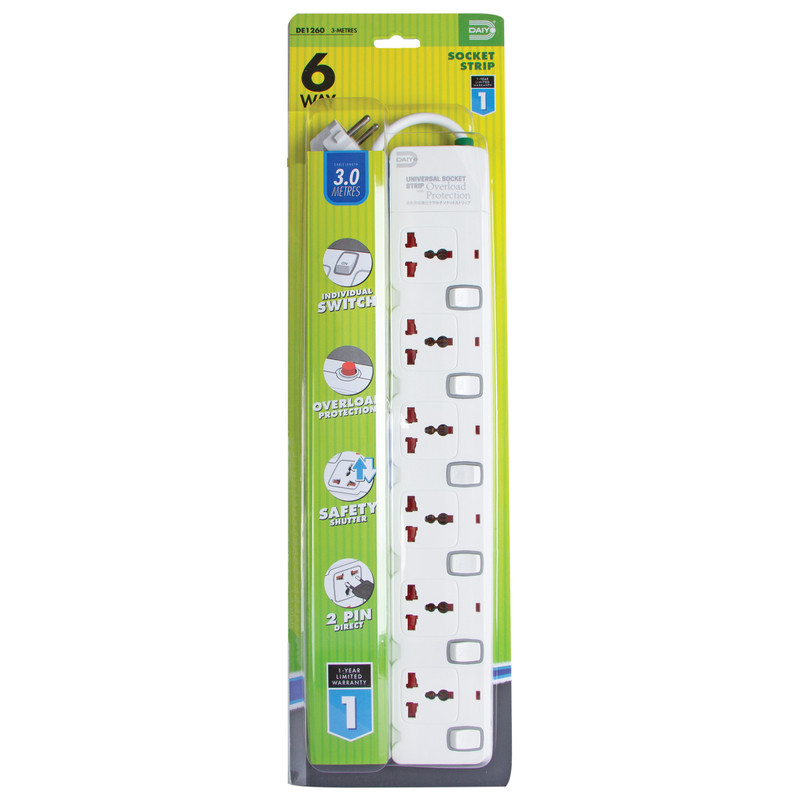 چندراهی برق و محافظ ولتاژ دایو مدل DE1260